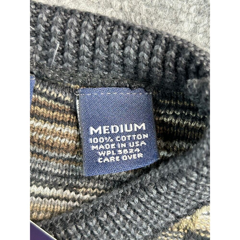 Vintage Roundtree & Yorke Sweater Men's M Deadstock Made USA 100% Cotton Knit - Picture 3 of 6